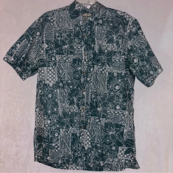 Cooke Street Other - Cooke Street Honolulu Men's Short Sleeve Button Up Hawaiian Shirt Size Medium